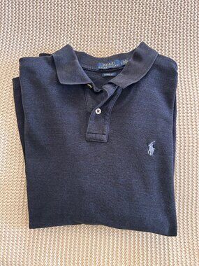 Polo Ralph Lauren Mesh Shirt | Men's Large | Classic Fit | Blue Marl Heather